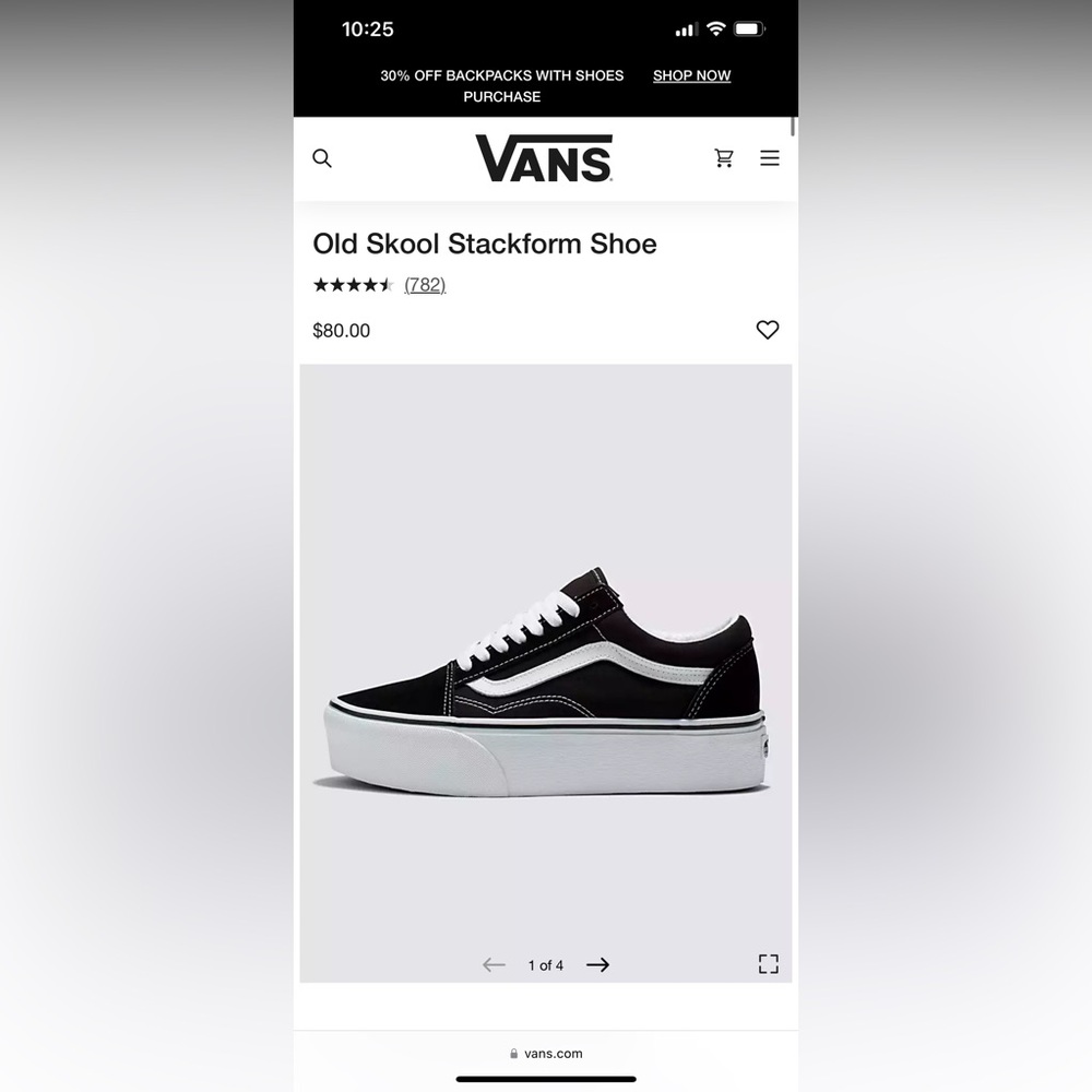 Old Skool Stackform Shoe